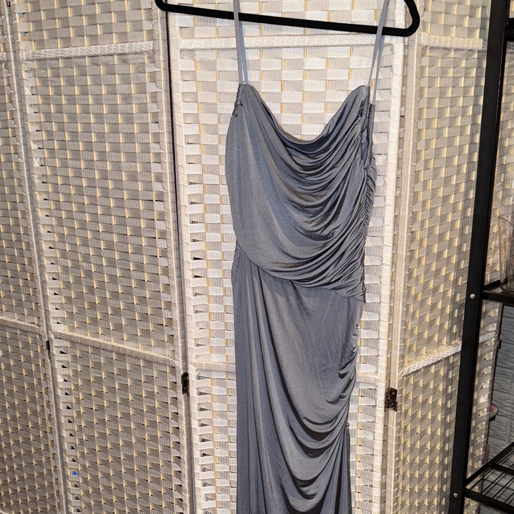 Bec & Bridge Elegant Backless Gray Dress